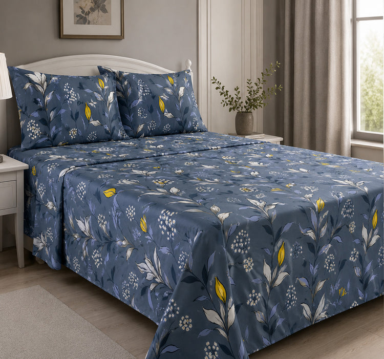 9900 Printed 4pc Sheet Set-D7