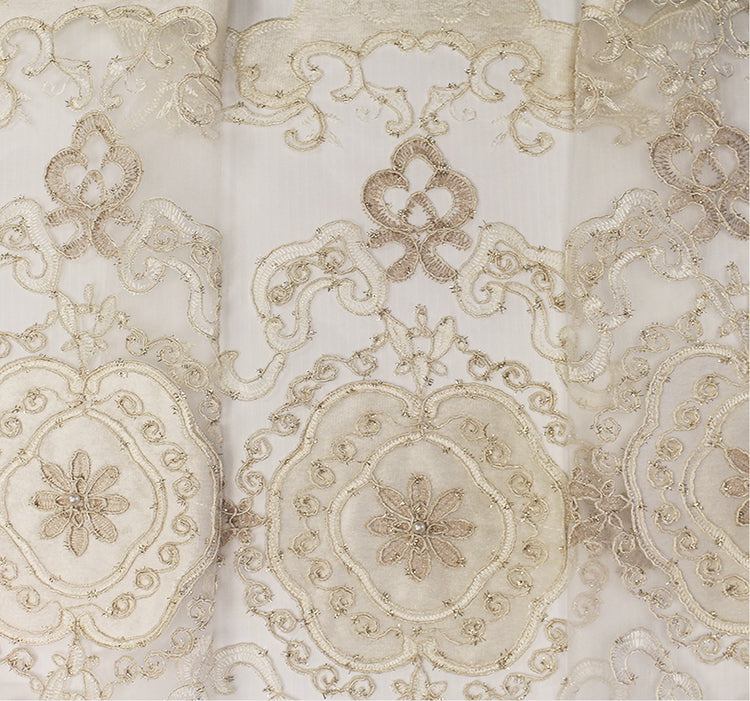 Alicia Sheer Embroidery Curtain – Home Aesthetics