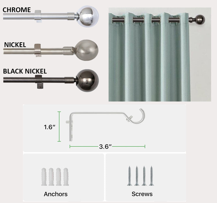 Elegant Extendable Curtain Rod