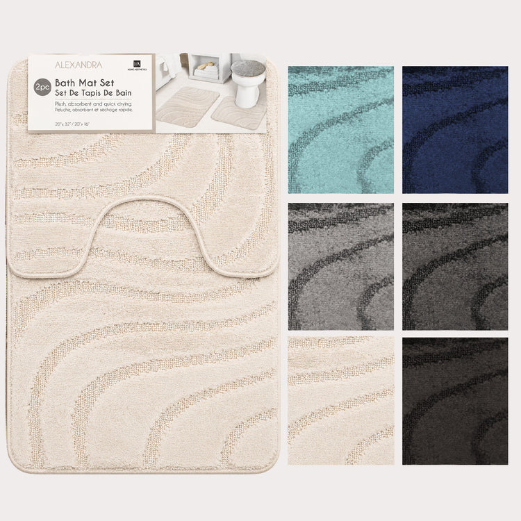 Alexandra 2pc Bath Mat