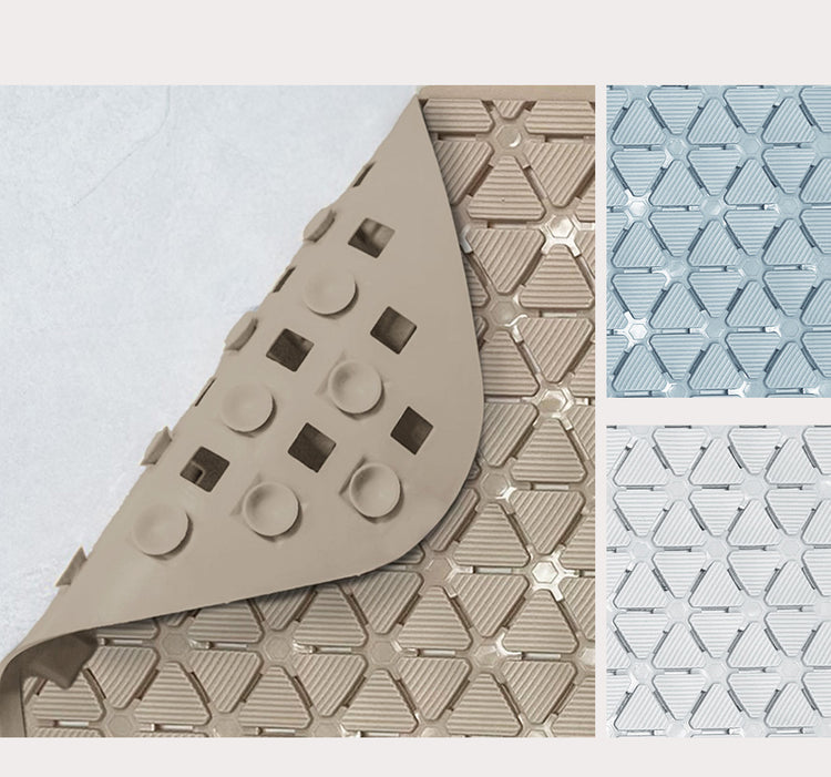 Jenna Non-Slip Bathtub Mat with Strong Suction Cups