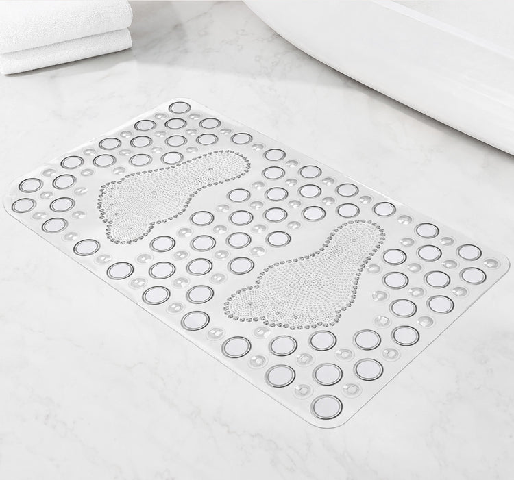 Sarina Non-Slip Bath Mat with Strong Suction Cups