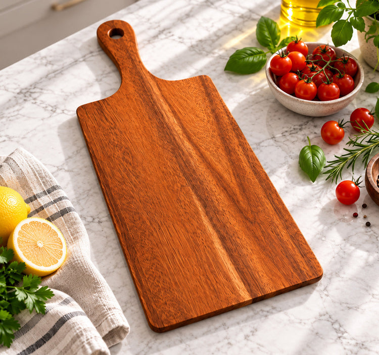 Acacia Wood Paddle Cutting/Serving Board
