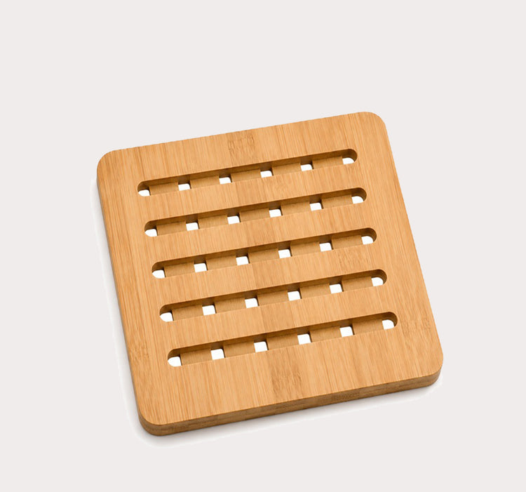 Bamboo Slotted Trivet for Hot Pots and Pans