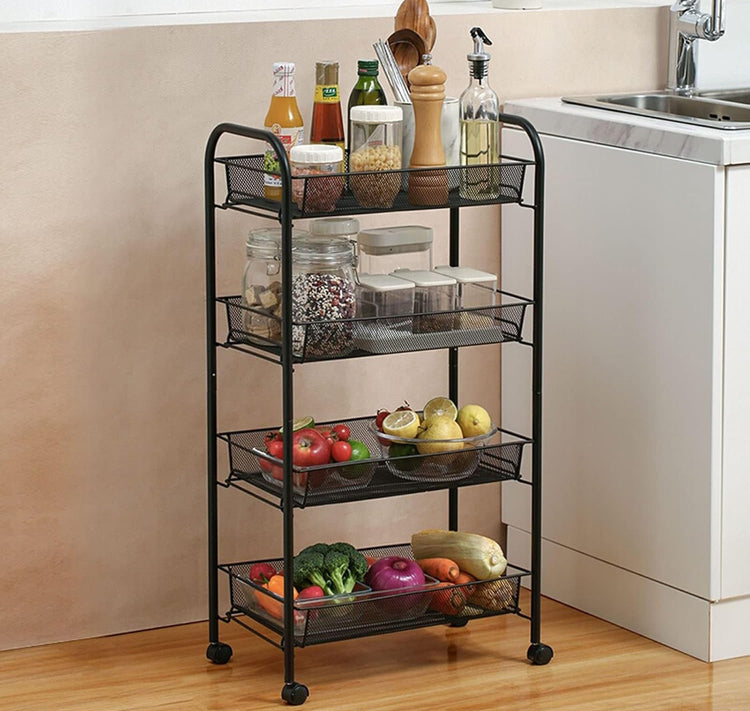 4 Tier Utility Rolling Cart