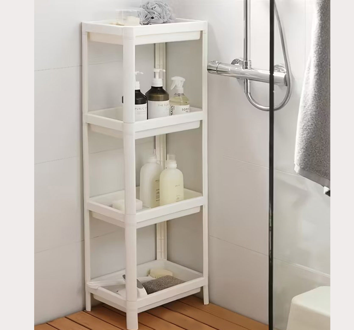 4 Layer Multipurpose Plastic Rack – Home Aesthetics