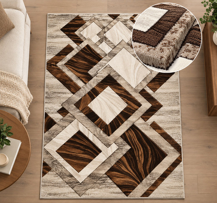 Oxford 3D Hand-Carved Rug-Maddie