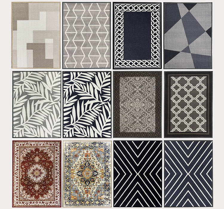 Venice Washable Non Slip Rubber Backing Rug