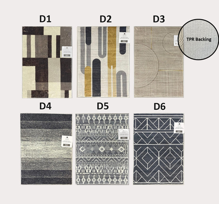 Austin TPR Backing non slippery Soft Flannel Accent Rug  - 20 x 31"