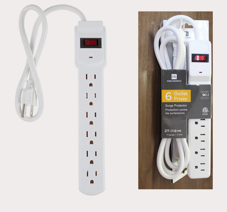 6 Outlet Surge Protector (90J)