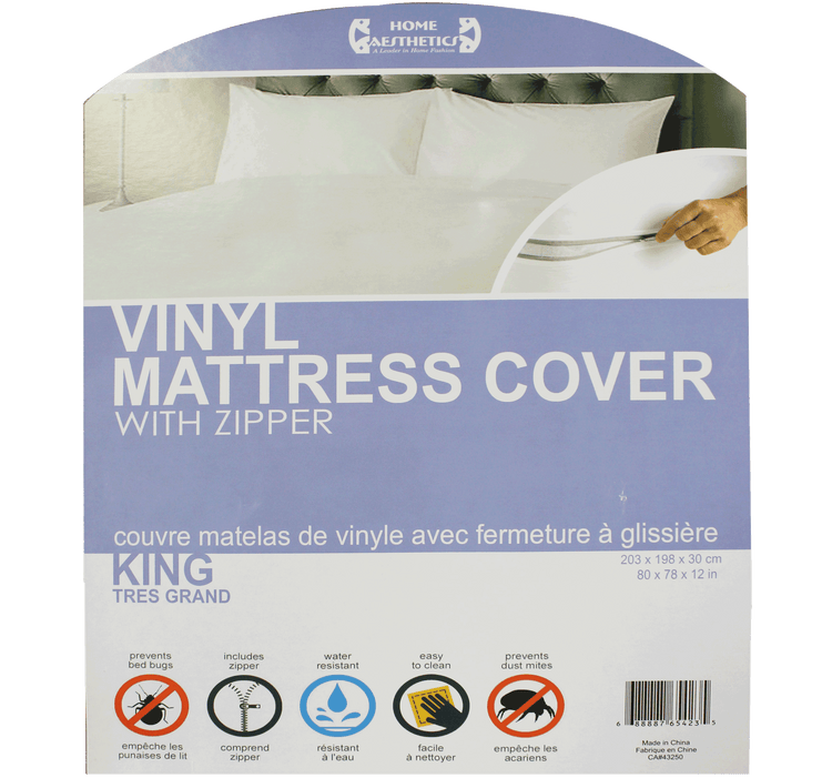Vinyl Mattress Encasement with Zipper