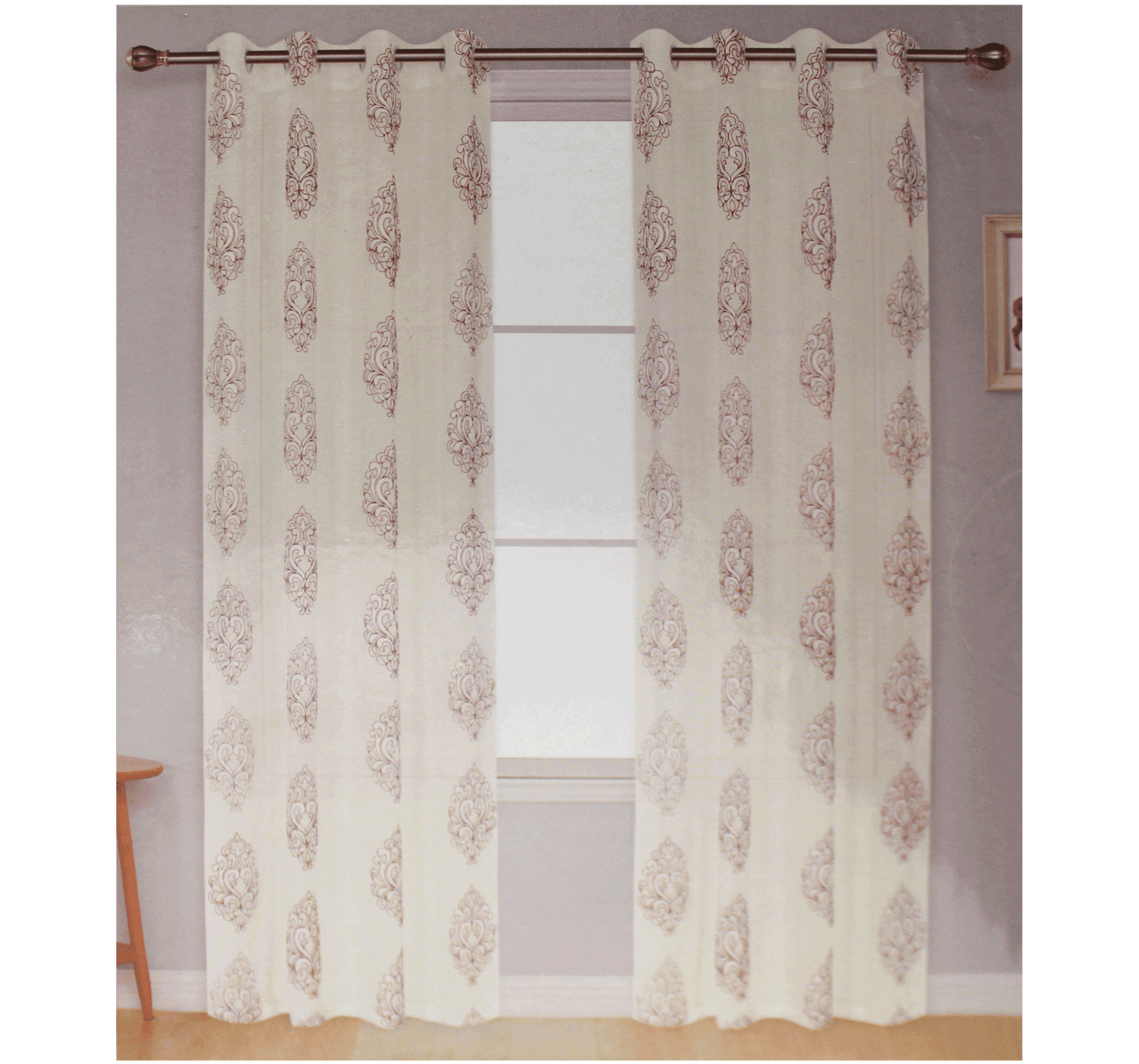 Molly Sheer Embroidery Curtain
