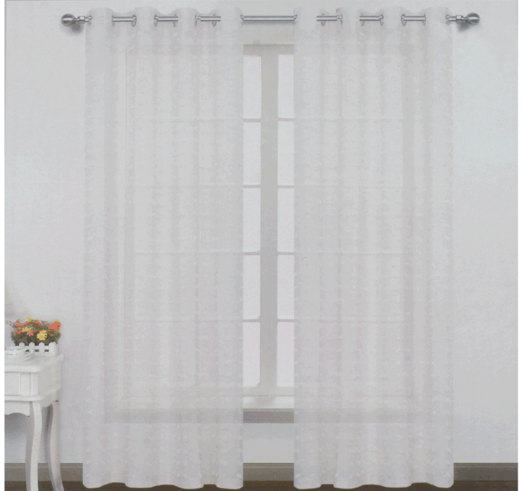 Natalie Sheer Pompom Curtain