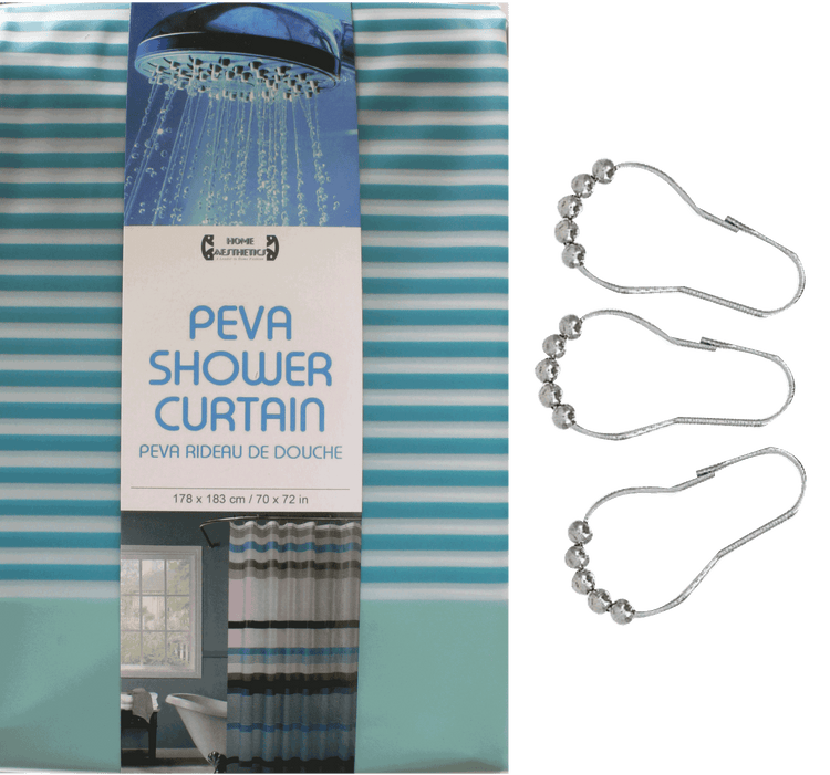 Peva Printed Shower Curtain