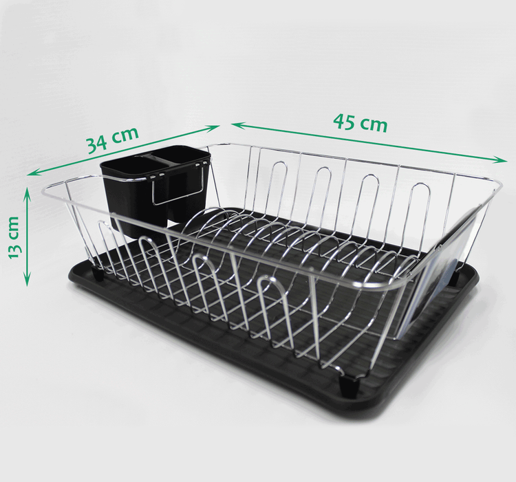 1 Tier Dishrack with Rubbermaid