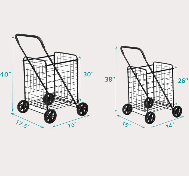 Heavy Duty Shopping Cart - Large & Medium
