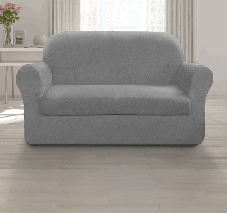 STRIPE PATTERN Stretchy Box Cushion Sofa Cover