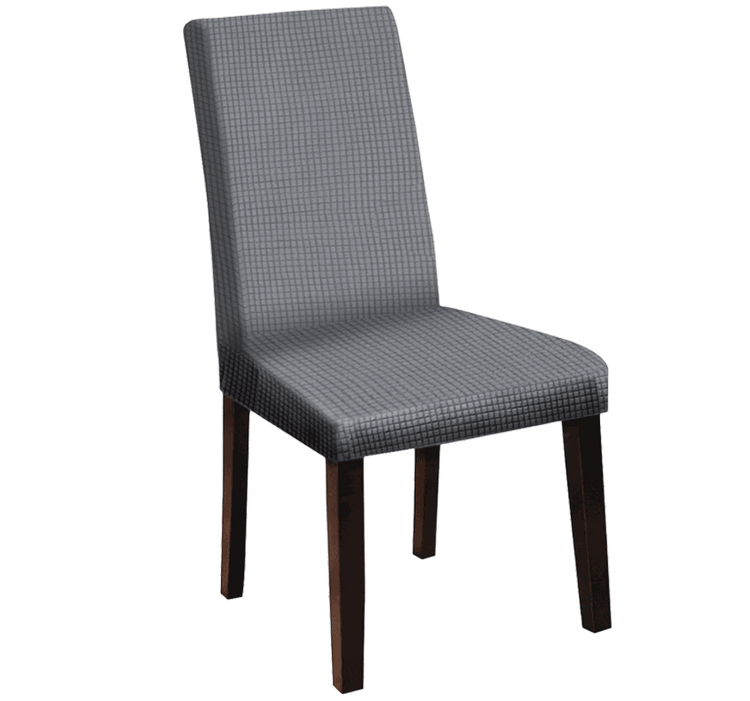 SQUARE PATTERN Stretchy Dining Chair Cover